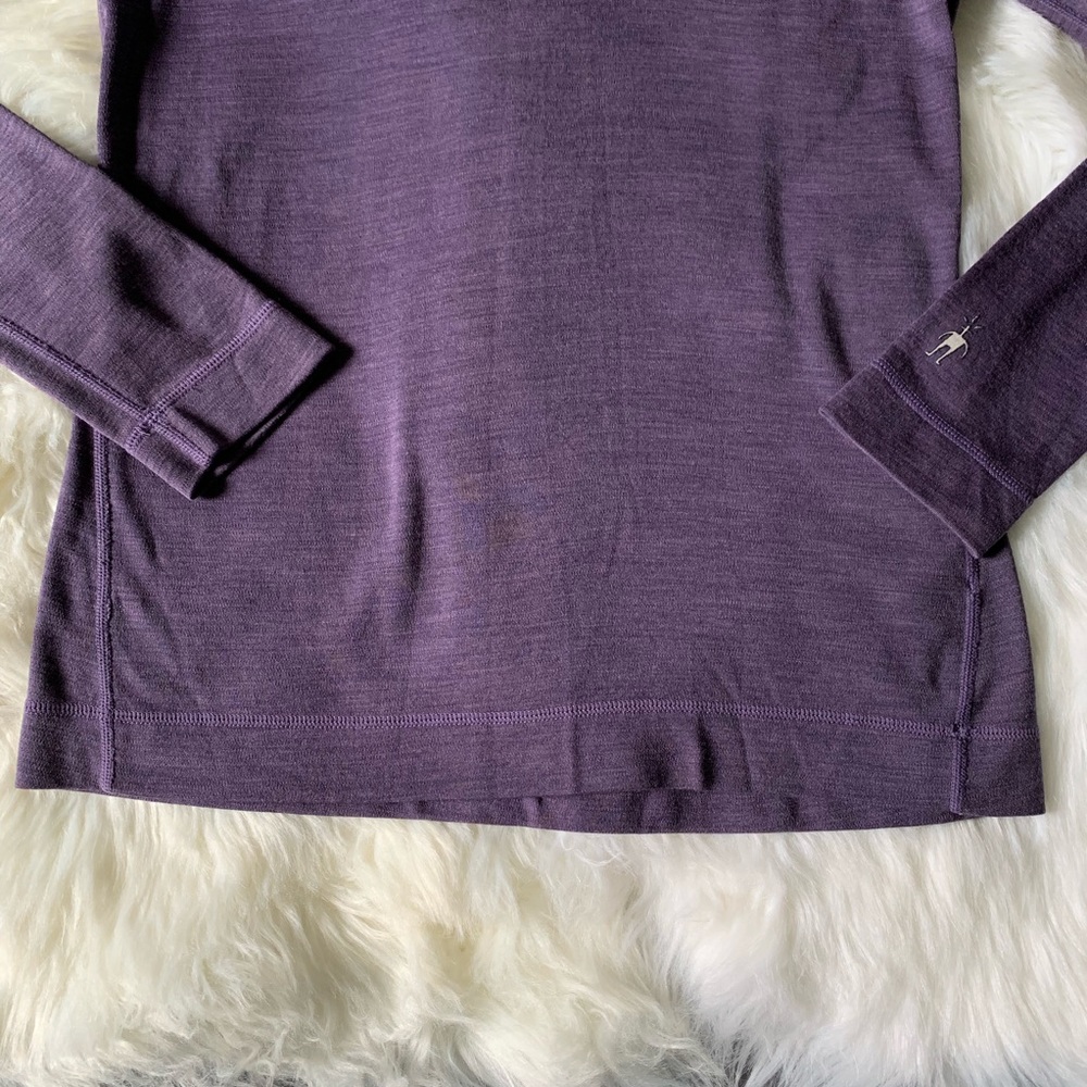 Smartwool Merino Wool 250 Purple Base Layer Sz XL - Picture 5 of 8